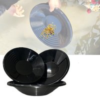 15 inch Hot Sale Plastic Gold Pan Basin Nugget Mining Pan Dredging Prospecting River Tool Wash Gold Panning Equipment