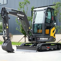 TOROS 3.5 Ton Epa Approved Scavatore Miniature Bagger Mini Scavatore Infront Dig customized mini excavator For Sale