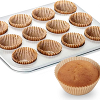Food Grade100/500/1000Pcs Egg Tart Molds Heat Resistant Cupcake Cups Thickened Paper Cupcake Liners Tart Molds Baking Tools