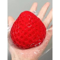 Big Strawberry Squeeze Taba Squishy Toy Kawaii Red Pink Squishies Fidget Fruits Vegetables Simulation Food Soft Girl Birthday