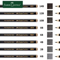 Faber-Castell Matte Sketch Pencil Painting Art Graphite Pencils Shading Writing Sketch Drawing Design Art Supplies