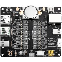 USB Data Cable Detection Board Type-C Micro A Type B Test Board USB Cable Tester Short Circuit On Off Switching For iOS Android