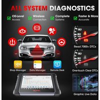 Autel Bluetooth OBD2 Scanner MaxiCOM MK808K-BT MK808K BT Gleich wie MK808BT Pro Vollständige bidirektionale Diagnosetools Codeleser