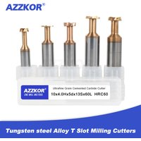 AZZKOR Tungsten steel Alloy Milling Knife T Slot Milling Cutters Machining Hard Steel Salloy steels Special Groove Type Cutters image 3