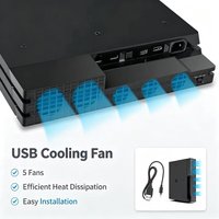 Cooling Fan Cooler DC 5V For Sony PS4 Pro Slim Game Console Playstation Play Station PS 4 Refrigerator USB Ventilator Portable