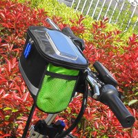 Bike Front Tube Bag Waterproof Reflective Strip Bicycle Handlebar Basket Pack Cycling Front Frame Pannier Bicycle AccessoriesHot