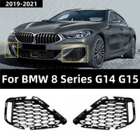 For BMW 8 Series G14 G15 2019-2021 Front Bumper Fog Light Grille: 51118074783/51118074784