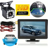 🔥2025 New! Bileeko Backup Camera Full Set 4.3" HD Monitor LED Night Vision Wide Angle For Cars✨