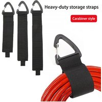 1/5/10 PCS Triangle Buckle Cable Straps, Nylon Cord Organizer, Heavy Duty Wire Management Belts for Cables, Hoses, Keychain Use
