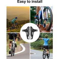 AliExpress NONE 1/2pcs Mountain Bike Mud Guard Front/Rear Mud Guards with Cable Tie Lightweight Fits for MTB Road Bike Cycling Accessories