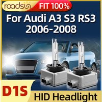 Roadsun 2Pcs HID Xenon D1S Headlight Car Light 6000K 35W Auto Lamp Fit For Audi A3 S3 RS3 2006 2007 2008