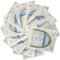 10pcs/pack Dental Orthodontic Stainless Steel Round/Rectangular Wire Ovoid Form Dentist Material Dental Arch Wire