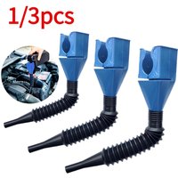 1/3PCS Telescopic Foldable Car Refueling Funnel Engine Oil Gasoline Transfer Tool, Plastic Fuel Funnel for Automotive Oil Change