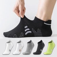 5pairs Men's Sports Running Ankle Socks Sweat-Absorbing Breathable High Quality Sports Sock Fashionable Elastic Casual Sox