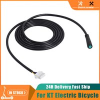 LED Display Waterproof Connector Cable for KT Electric Bicycle Instrument Extension Cable Adapter 5 Pin SM Connectors Wire