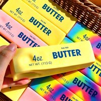 Multicolor Slow Rising Butter Squishy Toy Soft Wet Elastic Squeeze Stress Relief Fidget Gift for Anxiety Relief Desk Decoration