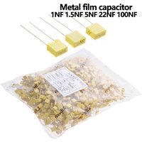 20pcs/100pcs/1000pcs 102J152J 222J 332J 472J 682J 103J Metal film capacitor 1NF 1.5NF 5NF 22NF 100NF 47NF capacitor 220NF