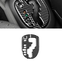 Carbon Fiber Epoxy Coated Interior Gear Shift Panel Trim Cover Sticker For Toyota Yaris 2006 2007 2008 2009 2010 2011 2012 2013