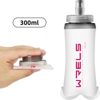 1pc New Large Caliber Soft Water Bottle Collapsible Convenient Sports Water Bottle for Cycling,Hiking,Trail,Running,Fitness