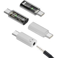 3.5mm Headphone Jack Adapter USB C to 3.5mm TRRS Audio Converter Support Listening to Music and Calls for Mobile Phone Tablet