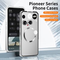 Fashion Aluminum Metal Case For Nothing Phone 3 3A Pro Strong Drop Proof Cover Magnetic Charging