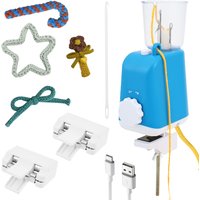 Electric I Cord Knitting Machine Efficient Automatic Knitting Machine Electric Yarn Knitter for Beginner Adult Kid Knitting Tool