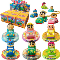 New Crayon Shin-Chan Boochan Anime Figure Peripheral Kart Grand Drift Model Blind Box Toys Car Desktop Ornament Christmas Gifts
