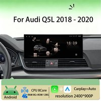 Wireless CarPlay For Audi Q5L 2018 - 2020 Car Radio Multimedia Android 16 Wireless CarPlay 4G WIFI Navigation GPS QLED Screen