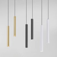 Minimalistyczna lampka nocna wisząca Sypialnia Reflektor Restauracja Bar Kuchnia Jadalnia Wyspa Platforma Światła Wiszące Oświetlenie Led