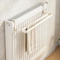 38/48/58cmWall Drying Rack Heavy-Duty Space-Saving Towel Rail Laundry Wall Drying Rack For Room Clothing Closet Bathroom Dorm Rv