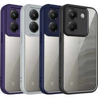 For Xiaomi Poco M7 Pro 5G Case Air Cushion Silicone TPU Bumper Clear Matte Back Cover Hard Phone Case for Xiaomi Poco M7 Pro 5G