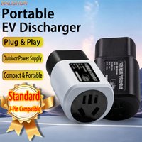 Portable EV Discharge Adapter 5000W GB/T V2L, 16A 220V Vehicle To Load Power Outlet For Camping Emergency, IP68 Waterproof