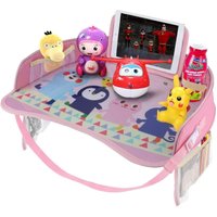 For Kid Road Trip Activities Kid Travel Tray for Toddler Car Seat Travel Tray for Kids, Children Travel Desk, Carseat Table Tray