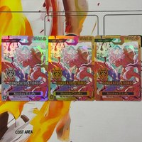 English Proxy One Piece Card Game Championship World Final 1st Place Trophy Monkey D. Luffy Collectible Card OPCG