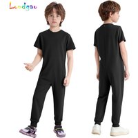 Children Anti-Strip Jumpsuit Kids Special Needs Adaptive Clothing Cotton Rompers Zipper One Piece Jumpsuit for Wearing All Day