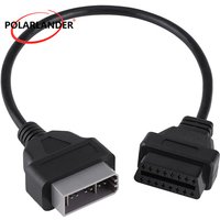 14 Pin To 16 Pin OBD Adapter Cable For Nissan Vehicles ELM327 Diagnostic Scanner Extension Tool