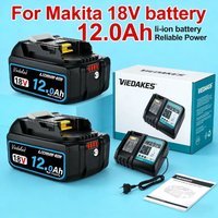 100% Genuine for Makita 12000mAh for Makita 18V Battery BL1860B BL1840 BL1830B BL1850B BL1850 Replacement Lithium Battery