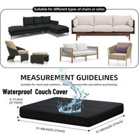 1PCS Waterproof Outdoor Couch Cover Elastic Jacquard Sofa Cover Stretch Anti-scratch Sectional Sofa Protector Living Room
