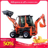 Chinese cheap loader backhoe price CE EPA Compact 4x4 Mini Wheel loaders For Sale Farm Small Tractor Backhoe Loader Customized
