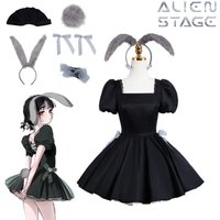 Anime Alien Stage Sua Cosplay Bunny Ear Headband 3rd Anniversary Rabbit Style Outfit Halloween Carnival Role Play Stage Costumes