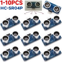 1-10PCS HC-SR04P Ultrasonic Sensor Ultrasonic Wave Detector Ranging Module 3-5.5V Wide Voltage Distance Sensor For Arduino