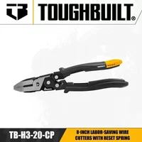 TOUGHBULILT TB-H3-20-CP labor-saving steel wire pointed nose diagonal pliers with reset spring cable