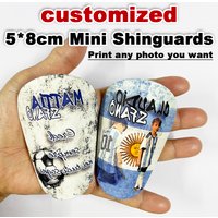 Private Customized Adult Child Simple Super Small Shin Guards Personal Image Printed Shin Protection Football Leg Guard 2023 New