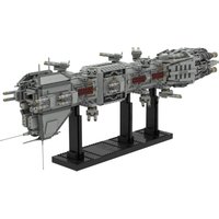 MOC NOVA Class Dreadnought from Babylon 5 Model Building Blocks Omega-class Tech Turret Combat Ship Brick Toy Adult Gift
