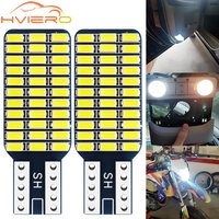1/2PCS T10 Led Bulb W5w 3014 33smd Ultra Bright Car Door License Plate Trunk Parking Clearance Light 12v Dome Reading Lamp White