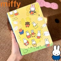 Creative Miffy Rabbit Sweet Cute Cartoon Pattern New Men's and Women's Study Stationery Personalized Fashion Portable Notebook