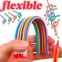 12-Pack Creative Soft Pencils with Eraser, Magic Bendable Pencils, Durable and Portable, Suitable for Students' Daily Writing