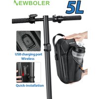 NEWBOLER Quick Release 5L Electric Scooter Bag Electric Vehicle Bag With USB Port Waterproof Scooter Front Bag Bike Bag