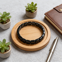 Men Hematite Bracelet Reclaim Your Edge Confidence Natural Hematite Stone Beaded Stretch Healing Bracelets Trendy Jewelry Gifts