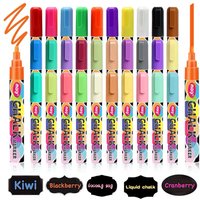 6mm marker pen, fluorescent board special fluorescent pen, water-soluble liquid chalk, handwriting, erasable marking, graffiti,